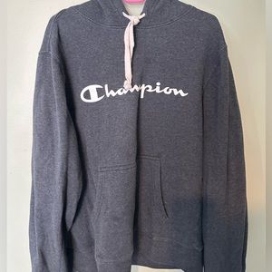 Champion gray hoodie size:M